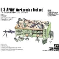 AFV Club AF35302 U.S. Army Workbench & Tool set Plastic Model Kit