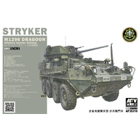 AFV Club 1/35 M1296 Stryker Dragoon Infantry Fighting Vehicle Plastic Model Kit [AF35319]
