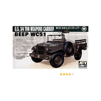 AFV Club 1/35 Wc51 3/4T Weapons Carrier Plastic Model Kit [AF35S15]