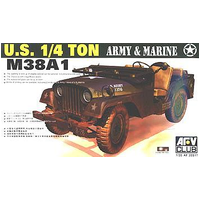 AFV Club 1/35 M38A1 T 4X4 Utility Truck Plastic Model Kit [AF35S17]