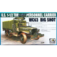 AFV Club 1/35 Wc63 1-T 6X6 Personnel Carrier Plastic Model Kit [AF35S18]