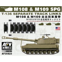AFV Club 1/35 T-136 Track For M108/M109 (Workable) Conversion Kit [AF35S23]