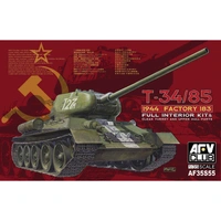 AFV Club 1/35 T-34/85 Model 1944 Factory No.183 (Clear Turret & Upper Hull, Interior Kit) [AF35S55]