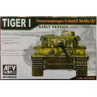 AFV Club 1/48 German Tiger I Early Version Plastic Model Kit [AF48002]