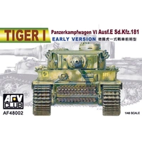 AFV Club 1/48 German Tiger I Early Version Plastic Model Kit [AF48002]