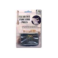 AFV Club AC35002 1/35 Clearance Indicator Poles For German Sd.Kfz.222,223,250 (Brass)