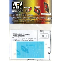 AFV Club 1/35 Sticker Anti Reflection Coating Lens For Merkava Mk.IV (3 Vehicles) [AC35014]