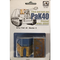 AFV 1/35 Pak40 Photo Etch Brass Parts
