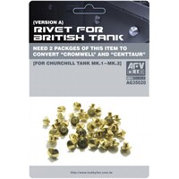 AFV Club 1/35 Rivet For British Tank (Version A) (For Churchill Tank Mk.1-3) AG35020