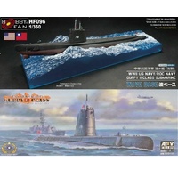 AFV Club HF096 1/350 WW II Guppy II Class Submarine Wave Base for SE73513 Plastic Model Kit