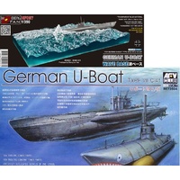 AFV Club HF097 1/350 German U-Boat Wave Base W/Water splash Plastic Model Kit
