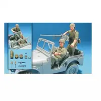 AFV Club HF550 1/35 V. N. U.S. Marine M38A1 Drivers Gunner Crew 2 figures Plastic Model Kit