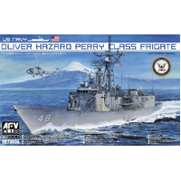 AFV Club 1/700 US Navy Oliver Hazard Perry Class Frigate Plastic Model Kit *Aust Decals*