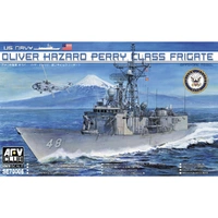 AFV Club 1/700 US Navy Oliver Hazard Perry Class Frigate Plastic Model Kit *Aust Decals*