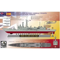 AFV Club 1/700 Adelaide/Santa Maria Class Plastic Model Kit