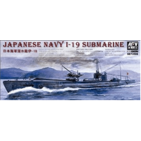 AFV Club 1/350 Japanese Navy I-19 Submarine Plastic Model Kit [SE73506]