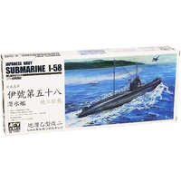 AFV Club 1/350 Japanese Navy Submarine I-58 Plastic Model Kit [SE73507]