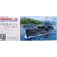 AFV Club 1/350 Japanese Navy Submarine I-58 Late Plastic Model Kit [SE73508]