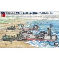 AFV Club 1/350 ROC LCT MK.6 & Landing Vehicle Set Plastic Model Kit SE735S02