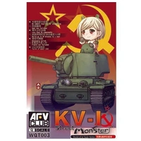 AFV Club WQT003 Egg Soviet Heavy Tank KV-I Plastic Model Kit