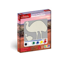 Australian Geographic - CYO Wooden Emu and Chick
