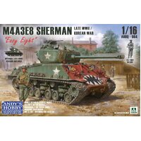 Andy's Hobby HQ 1/16 M4A3E Sherman Easy Eight - Late War/Korean War Plastic Model Kit
