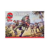 Airfix 1/76 WWII US Marines Plastic Model Kit 