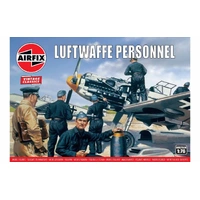 Airfix 1/72 Luftwaffe Personnel Plastic Model Kit 