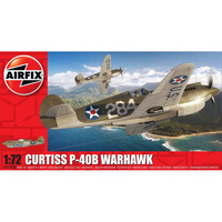 Airfix 1/72 Curtiss P-40B Warhawk Plastic Model Kit 