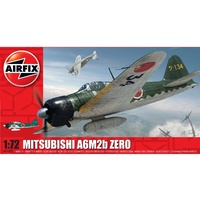 Airfix 1/72 Mitsubishi Zero Plastic Model Kit 01005