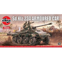 Airfix 1/76 Sd.Kfz 234 Armoured Car Plastic Model Kit 