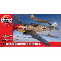 Airfix 1/72 Messerschmitt Bf109G-6 Plastic Model Kit 02029B