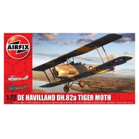 Airfix 1/72 de Havilland Tiger Moth Plastic Model Kit 02106