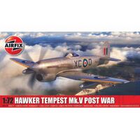 Airfix 1/72 Hawker Tempest Mk.V Post War Plastic Model Kit