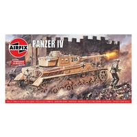 Airfix 1/76 Panzer IV Tank Plastic Model Kit 