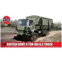 Airfix 1/76 British Army 4-ton 4 x 4 G.S Truck Plastic Model Kit