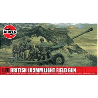 Airfix 1/76 British 105mm Light Field Gun Plastic Model Kit