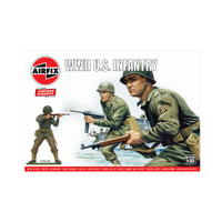 Airfix 1/32 WWII U.S. Infantry Plastic Model Kit 