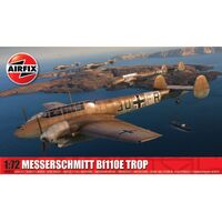Airfix 1/72 Messerschmitt Bf110E/E-2 TROP Plastic Model Kit