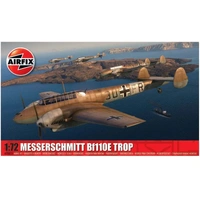 Airfix 1/72 Messerschmitt Bf110E Trop Plastic Model Kit