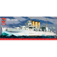 Airfix 1/600 HMS Suffolk Plastic Model Kit