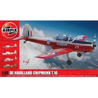 Airfix 1/48 De Havilland Chipmunk T.10 Plastic Model Kit 04105