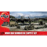 Airfix 1/72 WWII Bomber Re-Supply Set Plastic Model Kit