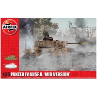 Airfix 1/35 Panzer IV Ausf.H "Mid Version" Plastic Model Kit 1351