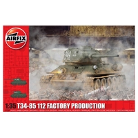 Airfix 1/35 T34/85 II2 Factory Production Plastic Model Kit 1361