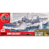 Airfix 1/600 HMS Belfast Gift Set Plastic Model Kit 50069