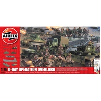 Airfix 1/76 D-Day 75th Anniversary Operation Overlord Gift Set Plastic Model Kit 50162A