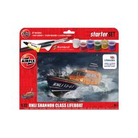 Airfix 1/72 Starter Set - RNLI Shannon Class Lifeboat Plastic Model Kit