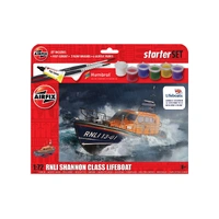 Airfix 1/72 Starter Set - RNLI Shannon Class Lifeboat Plastic Model Kit