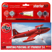 Airfix 1/72 Hunting Percival Jet Provost T4 Starter Set Plastic Model Kit 55116
